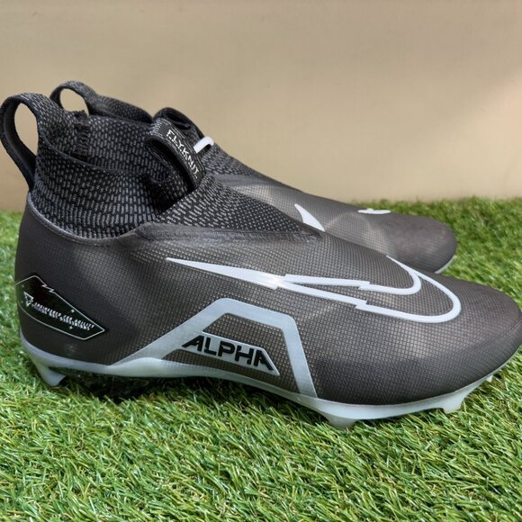 Men\'s Nike Alpha Menace Elite 3 Football Cleats Black CT6648-001 Size NEW main image 4